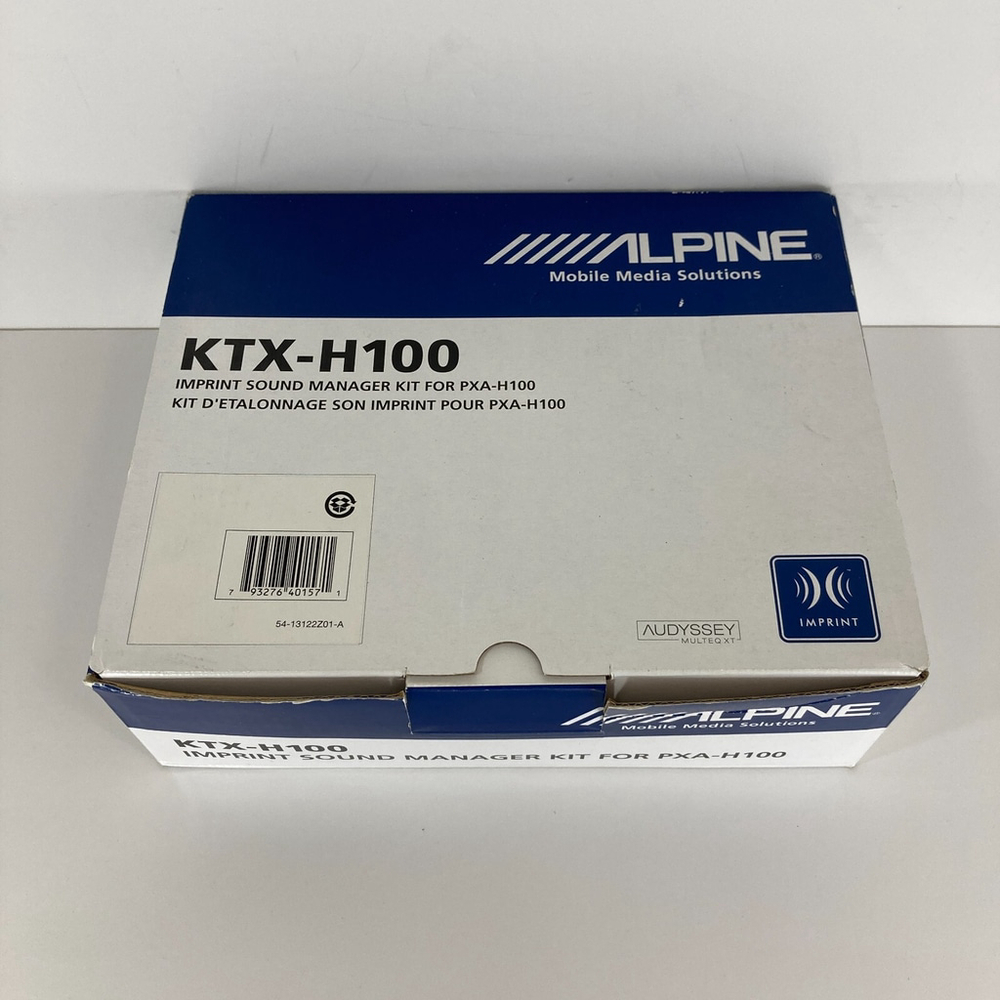 NEW Alpine‎ KTX-H100 Imprint Sound Manager Kit for PXA-H100